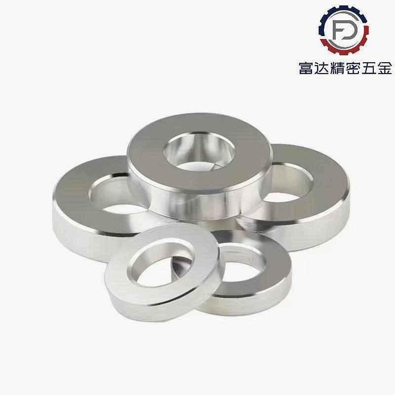 铝合金垫片铝套管轴套垫圈加厚增高M6M8M10M12电动车改装居中轴