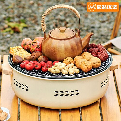 冬天围炉煮茶烤火炉套装煎烤配件室内2023新款烤火炉灌灌奶茶烤炉