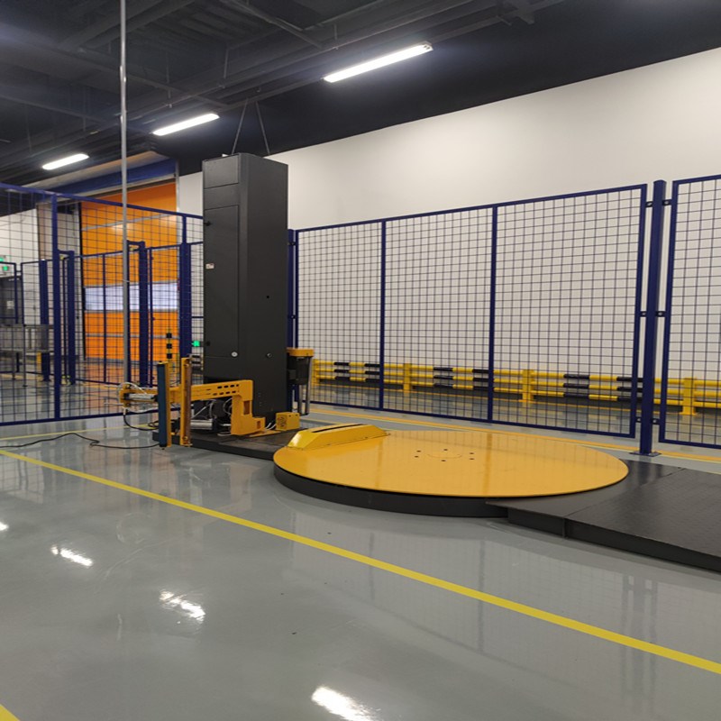 全自动缠绕机包裹机拉膜机缠绕膜自动打包机预拉伸转盘包装机