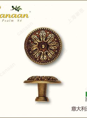 Cana孔装an迦南原意大利进拉手古典口欧式单圆FOY拉手24479型号
