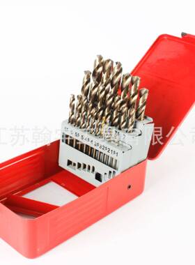 钻MLHU35含钴麻花速钻套装25PCS高钢直柄麻花钻不锈专用钢打孔头