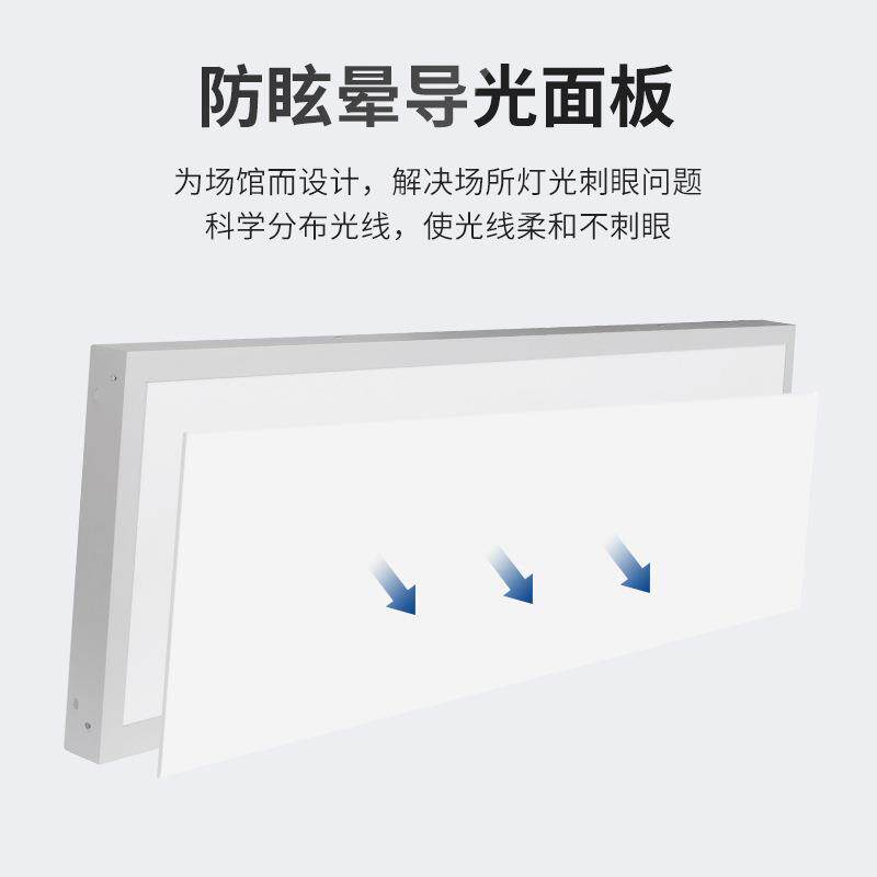 室内羽球篮球体育场馆WS-K001-专用灯毛影照明le高d不刺眼防眩亮