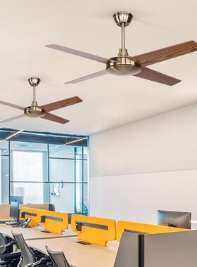 美式店48-FXB35复古木叶风扇餐厅客酒别墅工厅业吊扇代简约无灯现