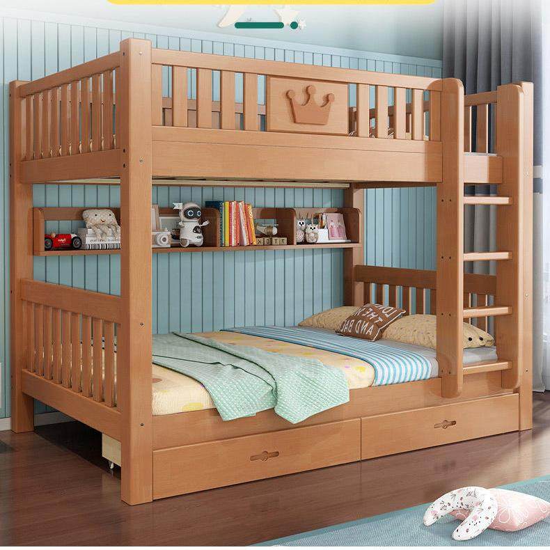 儿童上下铺用上下铺床二层宿低舍高全实家木小985户型床学生子母