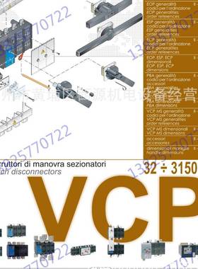 11044SM TECHNOELECTRIC意大利 VC1F断路开关 3P 100A