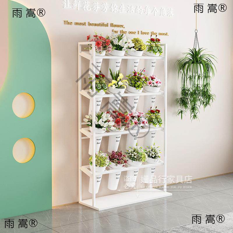 婚庆多层纳架展子鲜花冷藏鲜收花铁艺阶梯冰式柜架架无品牌/花店