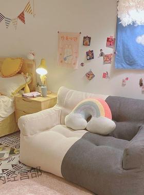 地上懒人沙发可躺可睡室单双人阳台榻OHY榻米网红出卧租屋宿舍小