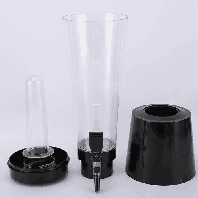 L扎啤酒酒炮kt3v机发光扎啤桶泡桶啤酒桶果JDW汁饮料可乐桶发光酒