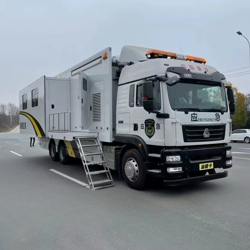 重汽汕德卡宿营车 双侧拓展会议视频车 旅居车 房车自驾游家用