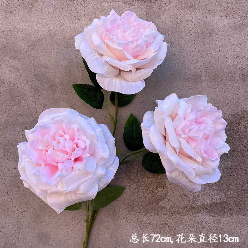 婚庆仿真荔枝玫瑰花假花花客厅花地家居装饰绢落欧式室内花艺荔枝