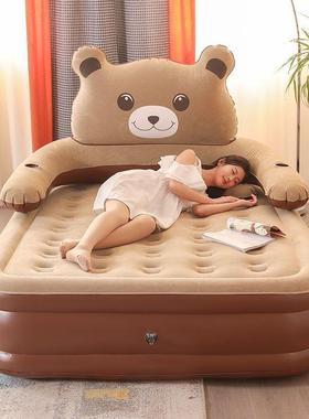 充气床加高加厚铺家用双人折露JGA叠户外地单人打营加