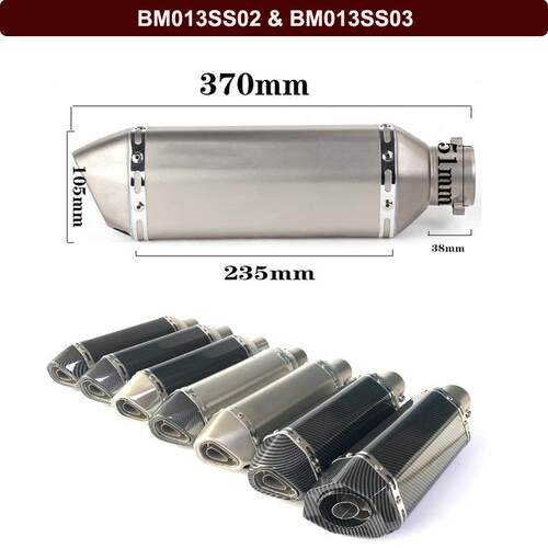 51mm改装摩托小六角天蝎排气春/风520SR45排0SR115550250NK气管