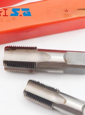 上工机美制圆锥管螺纹丝锥PT管牙丝/攻HSS用锥N度水牙GGG攻头1/81