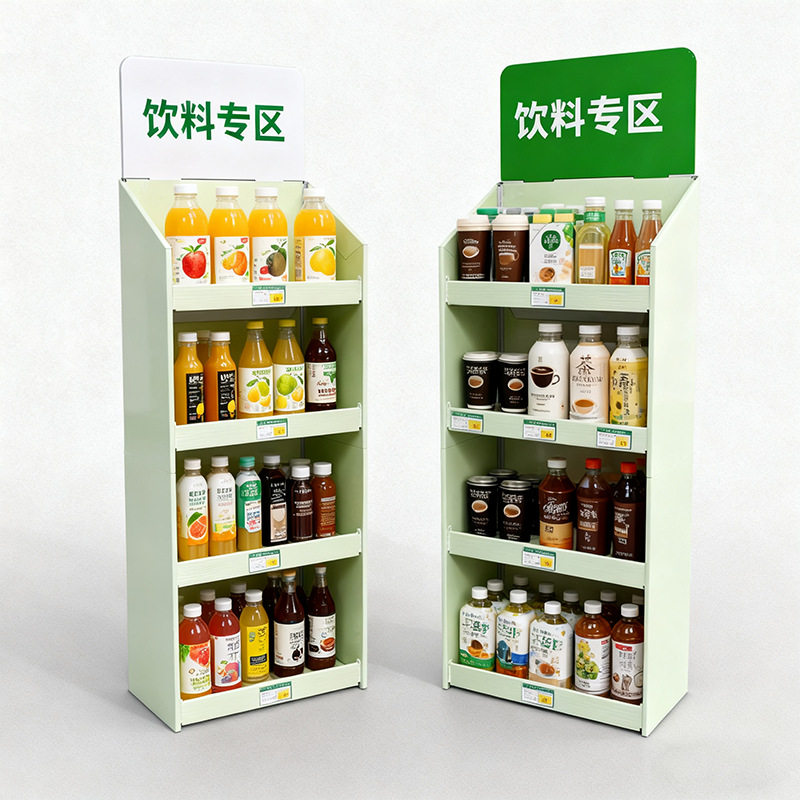 工厂现货快速成型展示架商超促销纸质展架展会纸货架折叠便携货架