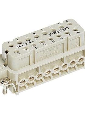 HARTNG浩亭90326468236DIN4112母0头64针连接EYQI器接线片焊接端