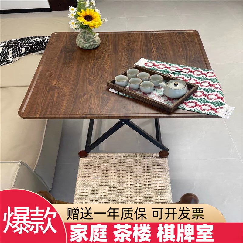 麻将桌家用折叠掼蛋桌简易桌子免安装可折叠可携式手搓四方棋牌桌