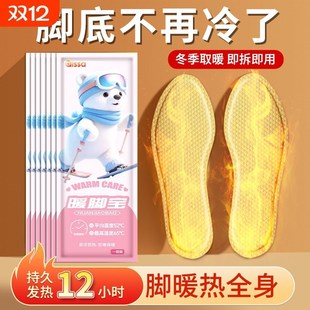 自发热鞋 垫女暖脚贴自加热冬可行走男暖足贴暖脚底热垫脚冷足底