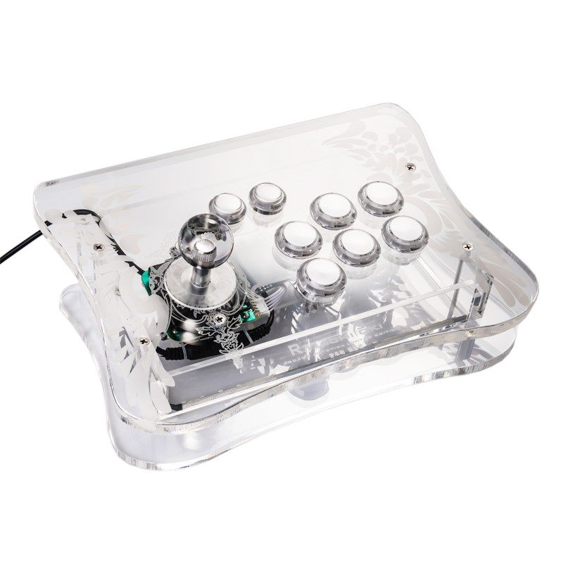 青木摇杆 街机游戏 KOF街霸格斗 原装三和 白色蝴蝶限量版