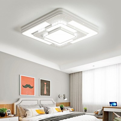 定制客厅灯大灯智能超大尺寸大厅主灯特大号超亮led方形吸顶灯具