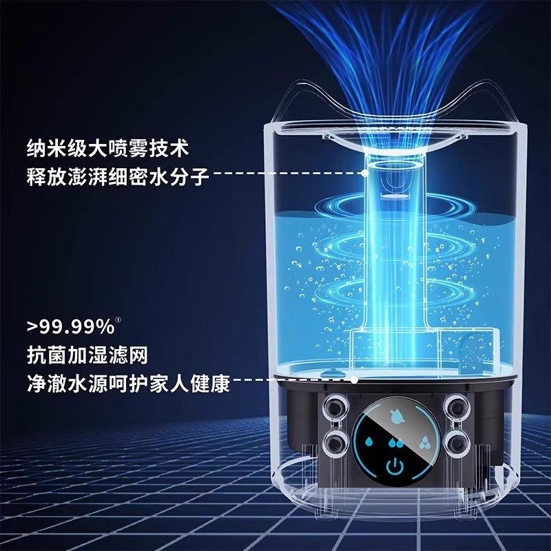 加湿器卧室家用静音客厅大喷雾室内空气补水孕妇婴儿可用2025新款