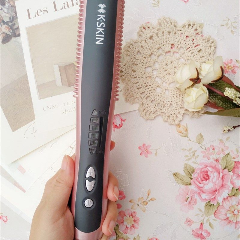 金稻直发梳直卷两用不伤发卷发器负离子护发夹板家用一梳直发器