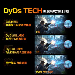 泰坦军团MiniLED双模4K显示器27英寸170Hz电脑P275MV MAX屏340Hz