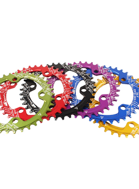 正负齿盘片 山地车单盘 椭圆 圆盘104 96BCD 32 34 36T 38 40 42T