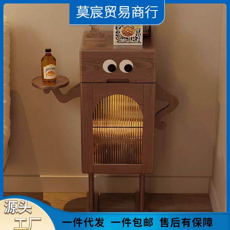 机器人床头柜可爱储物柜带灯侧边卧室客厅置物柜创意儿童床边柜,3C数码配件,其它配件,淘宝优惠券,粉丝福利购,淘宝优惠卷