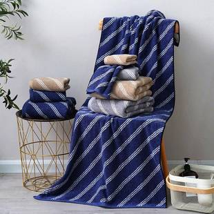 酒店纯棉浴巾145×70cm430g毛巾家用柔软吸水不掉毛成人大毛巾