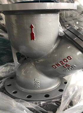 316不锈钢Y型过滤器 GL41W-10R 水泵管道法兰过滤器