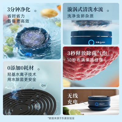 德国Simens升级转转果蔬净化器洗菜神器食材清洗机除菌除农残自动