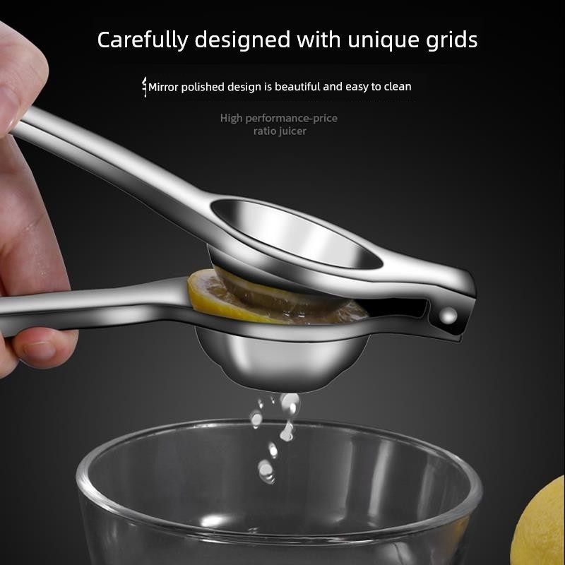 不锈钢手动榨汁器多功能柠檬夹水果橙汁挤压家用压汁机迷你果汁机