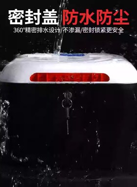 小牛电动车F100F0B0C0前置车筐储物箱车框大容量车篮防水带锁车篓