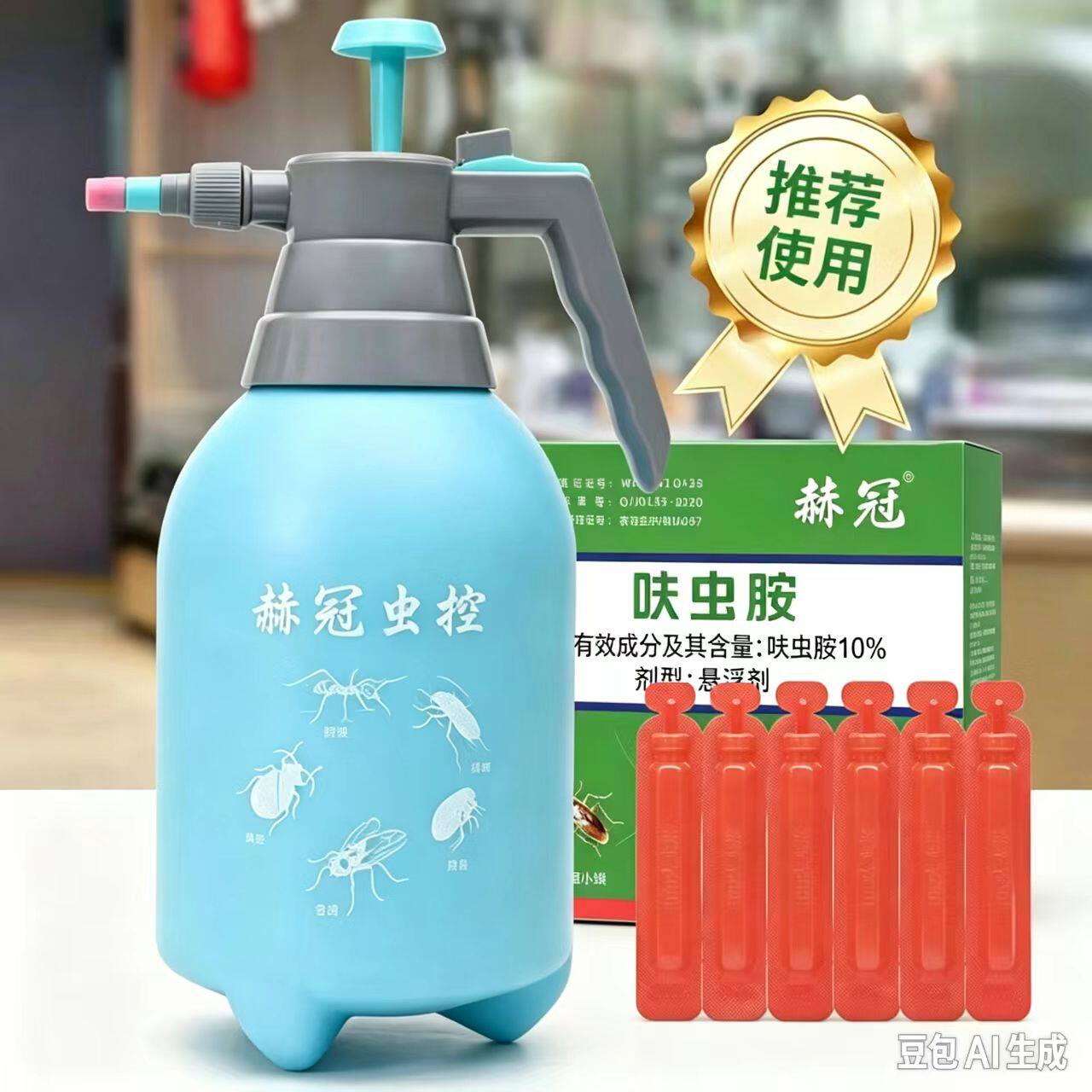 赫冠蟑螂药酒店饭店专用神器灭蟑