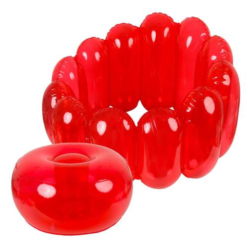 透明糖果色休闲家居椅 充气沙发椅多色sofa座家居客厅卧室户外椅