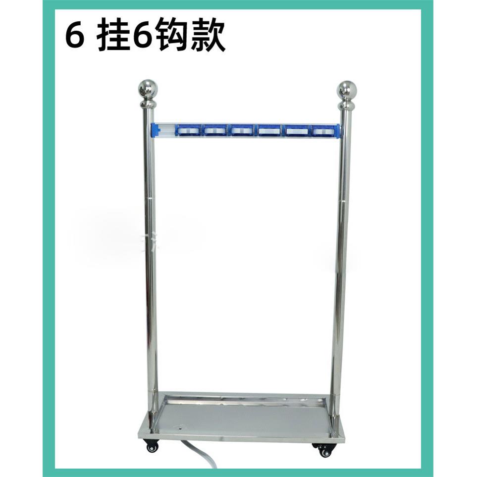 多功能移动不锈钢拖把挂墩布架10位10卡位沥水架清洁工具收纳拖把