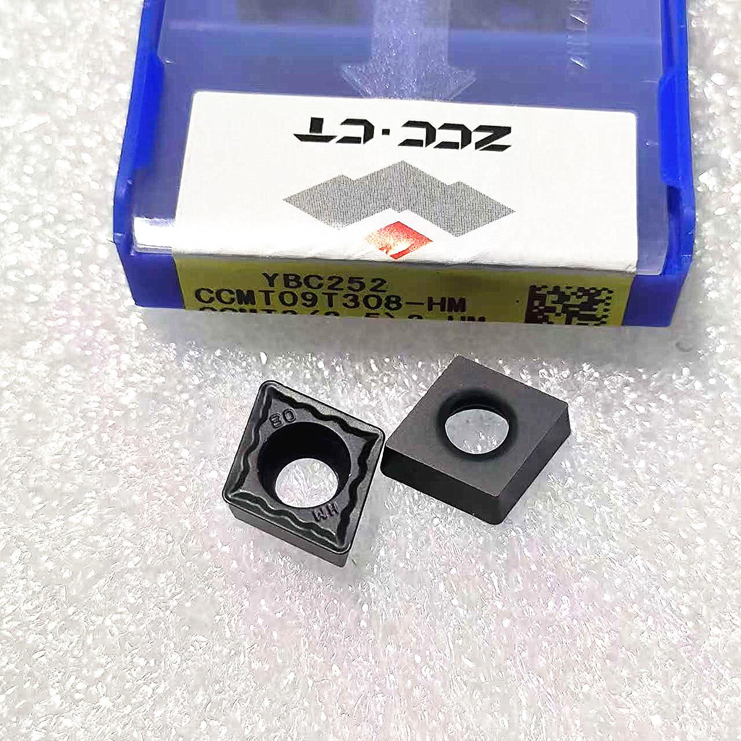 株洲钻石菱形数控车刀片CCMT09T304/08-HM/HM YBC252/251镗孔刀粒