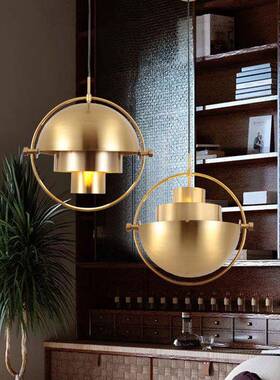 北欧卧室床头灯轻现代约金色餐奢厅吧AS492单头简创意极简艺术台