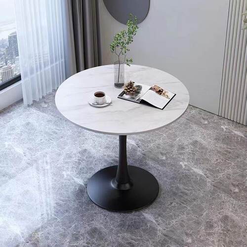 岩板椅餐桌组小餐户型现代简约家用客厅合饭桌桌长78415方形轻奢