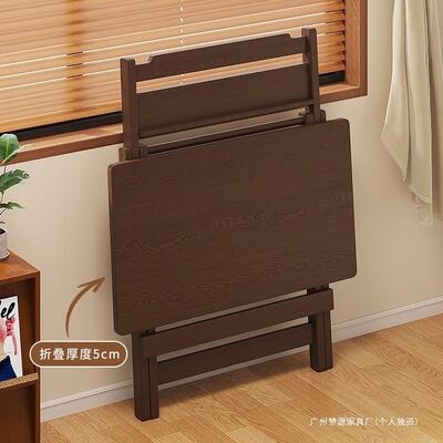 桌折叠桌床边书桌子电脑小户型出字租屋移动写台学生TLQ学桌习免