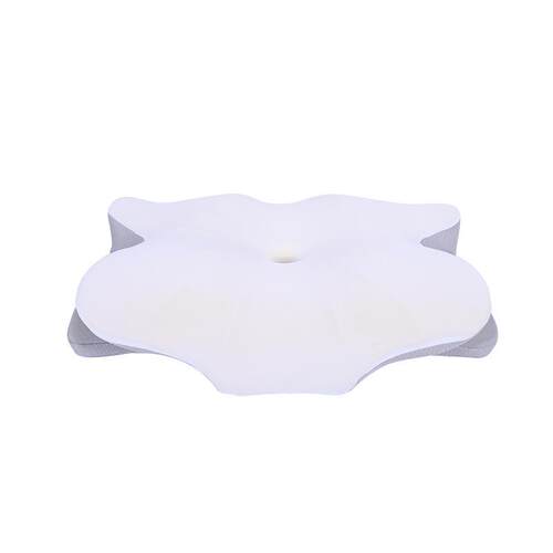 灰白色蝶棉形枕头用多功能护颈枕眠枕头家记睡忆高回弹JK252记忆