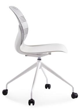 众晟家移ZS-PTC22动办公椅工电具脑椅员家用书房椅塑料休览闲阅椅