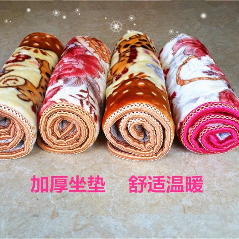 电动三轮车坐垫座套秋冬季加厚坐板套三轮车毛座垫套加厚保暖坐垫