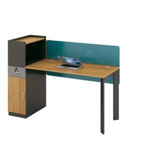 职员办公桌4人位双人办卡座组合屏风位员工工作现代位简约工桌椅