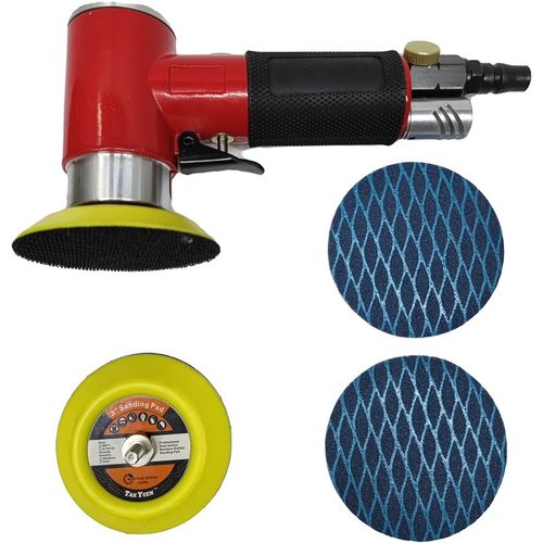 3寸菱形圆盘砂布玉立棱形JB-5R气磨片犀利蓝色拉绒片网格植绒沙皮