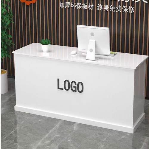 吧台服装店收银台约现代小简便前台桌储681物柜台利店奶茶店型接