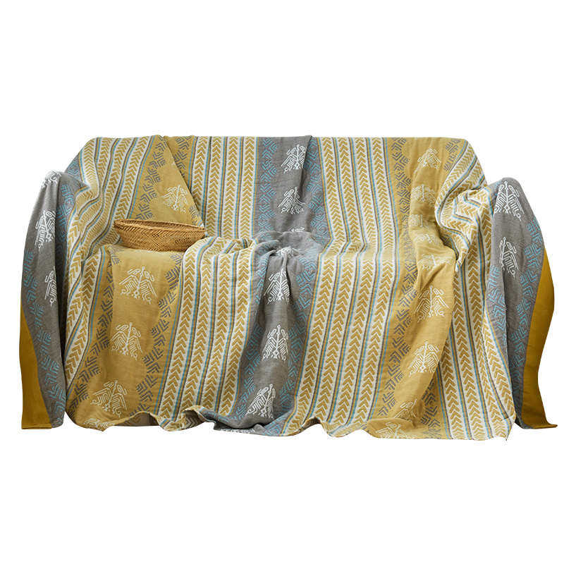 北欧简约沙发盖布巾田园坐盖垫子纯棉套铺可四季通用沙发全可罩包