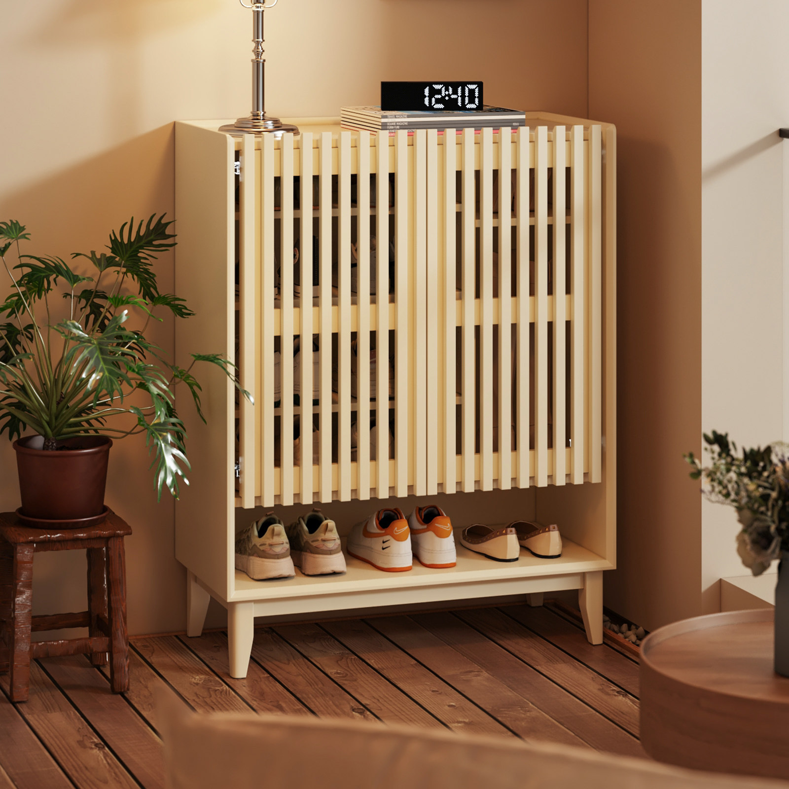 实木鞋柜家用门口入户玄关柜大容量客厅多层收纳储物一体靠墙鞋架,住宅家具,鞋柜,淘宝优惠券,粉丝福利购,淘宝优惠卷