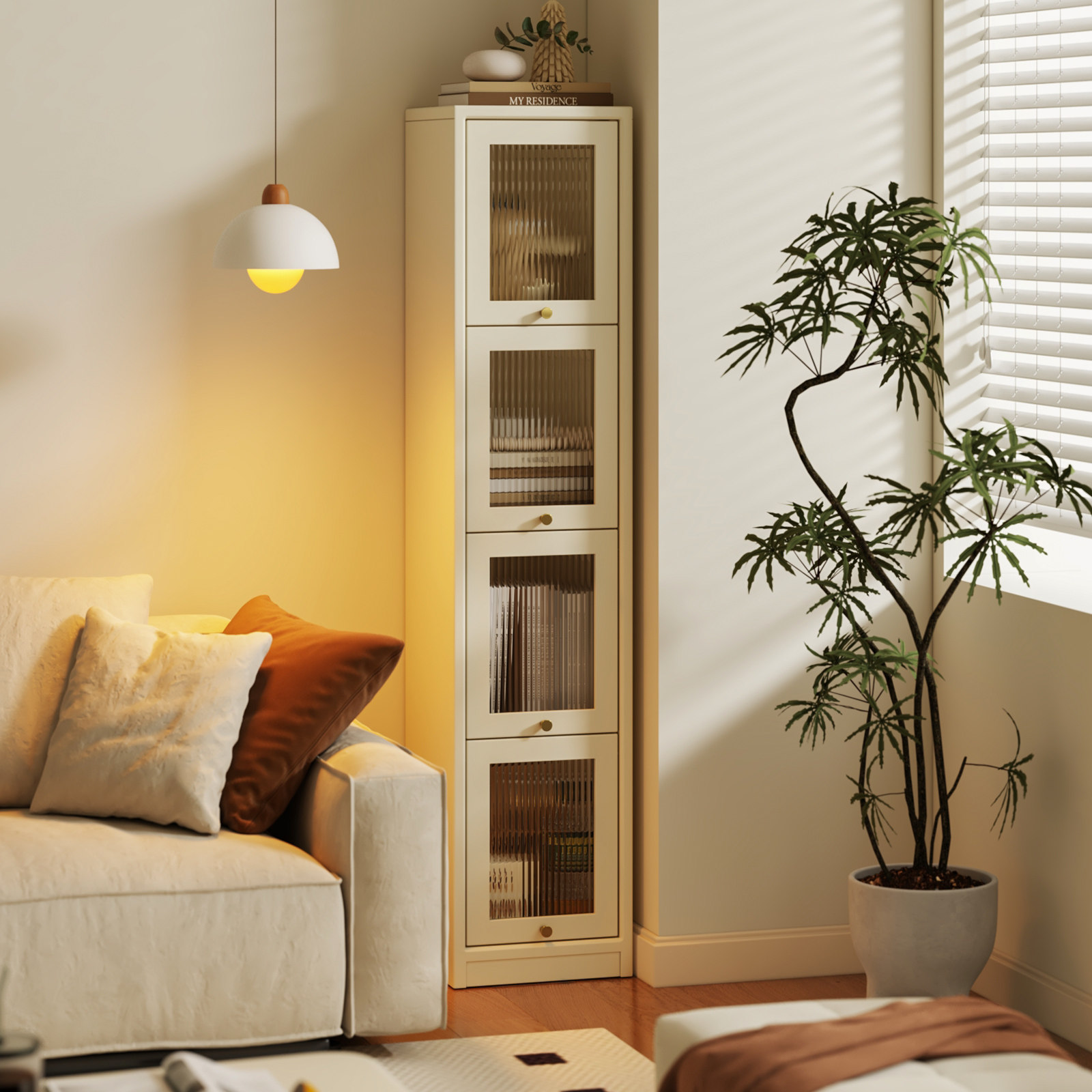 实木书柜夹缝置物柜落地小窄柜小户型靠墙防尘立柜收纳展示储物柜,住宅家具,单个书柜,淘宝优惠券,粉丝福利购,淘宝优惠卷