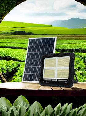 新款福星外照E投光灯EA500D户防水明灯多灯珠太L阳能庭院灯